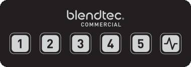 BlendTec Connoisseur 825 commercial blender control panel