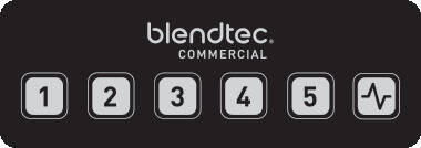 BlendTec Connoisseur 825 commercial blender interface