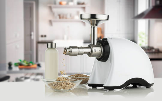 Sana EUJ-707 juicer + oil extractor set white breakfast