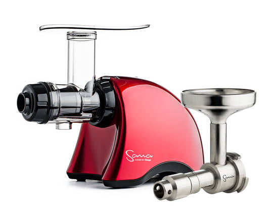 Sana EUJ-707 juicer + oil extractor set red