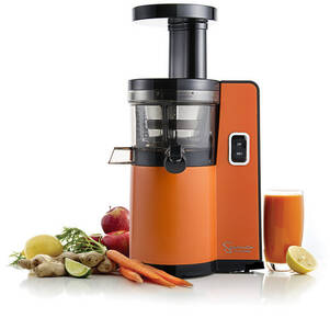 Sana by Omega EUJ-808 vertical juicer orange front