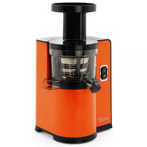 Sana by Omega EUJ-808 vertical juicer orange side