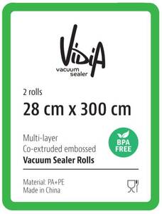 Vidia vacuum sealer rolls 28 x 300