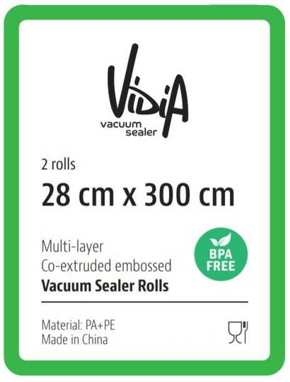 Vidia vacuum sealer rolls 28 x 300