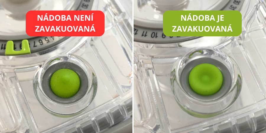 vakuové nádoby status