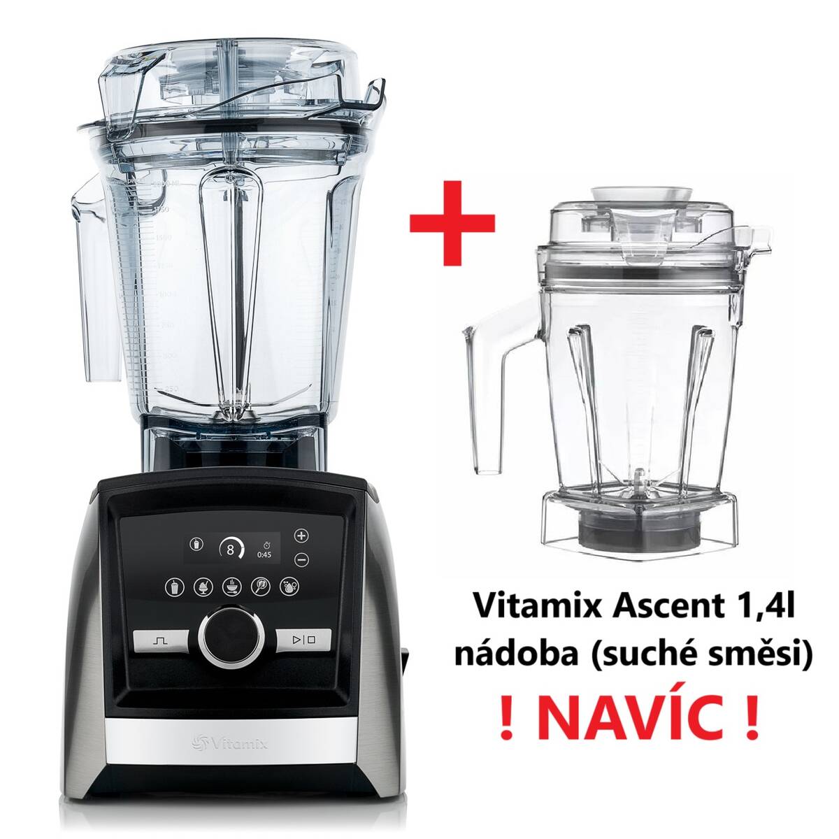 Vitamix Ascent A3500 + Vitamix Ascent 1,4l nádoba na suché směsi