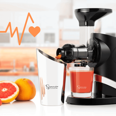 Šnekový odšťavňovač Sana Supreme 727 černá