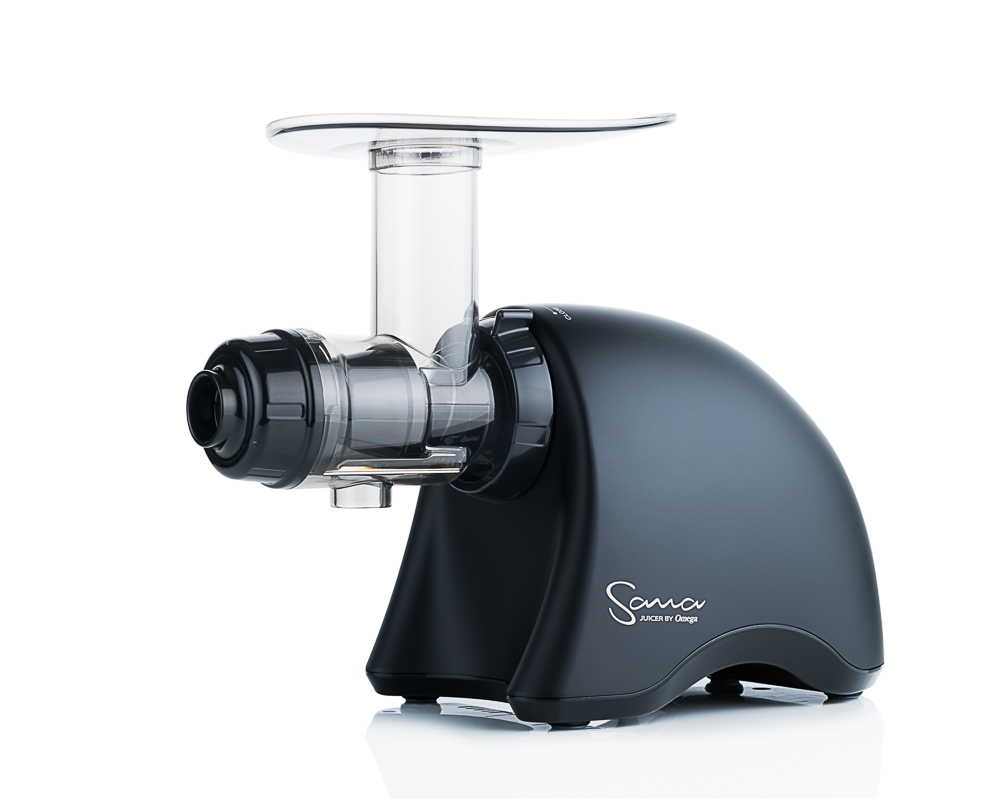 Sana Juicer 707 vízszintes zöldség és gyümölcsprés (matt fekete)