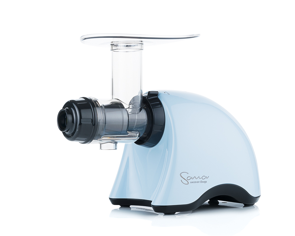 Sana Juicer 707 vízszintes zöldség és gyümölcsprés (pasztel kék)