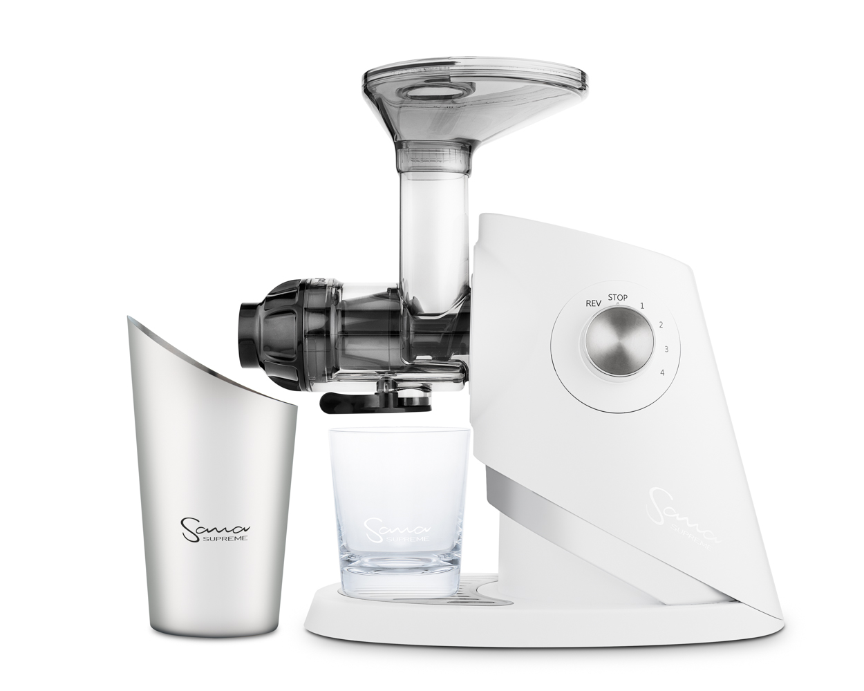 Sana Supreme Juicer 727 fehér zöldség és gyümölcsprés